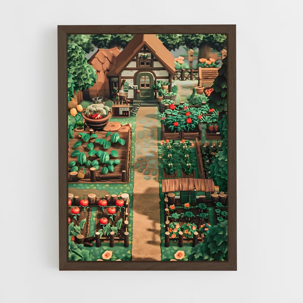 Poster Le Jardin de l'Amitié – affiche Animal Crossing (vue 5)